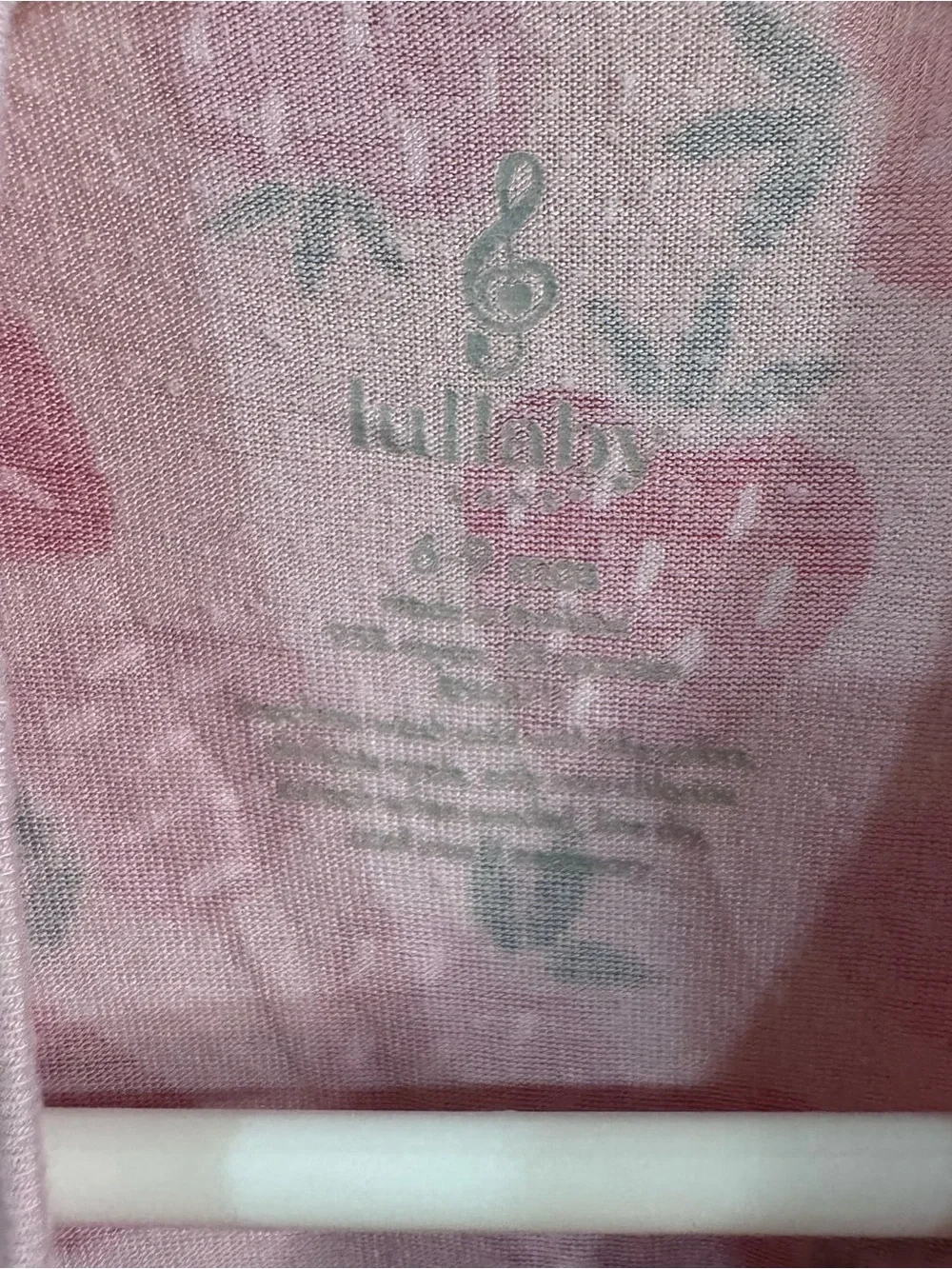 Lullaby Lane Pink Strawberry Print Footed Sleeper Pajama‎ 6-9 Months Zip Up